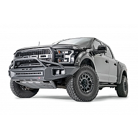 Warn Bumper Ascent XP 1-Piece Design Steel Black - 107280