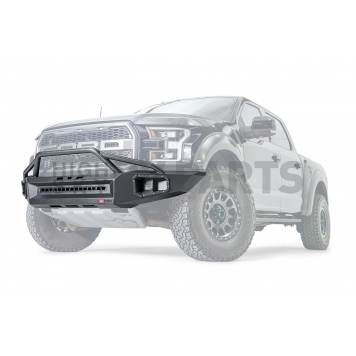 Warn Bumper Ascent XP 1-Piece Design Steel Black - 107280-1
