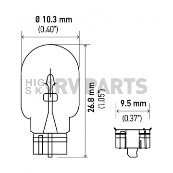 Hella Roof Marker Light Bulb 194-1