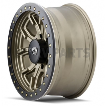 Dirty Life Race Wheels 9303 DT-1 Dual-Tek - 17 x 9 Gold With Simulated Beadlock Ring - 9303-7973MGD38-1