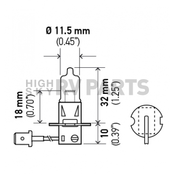 Hella Driving/ Fog Light Bulb - H3130W-1