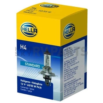 Hella Headlight Bulb Single - H4-2