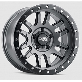 Dirty Life Race Wheels Canyon Pro 9309 - 17 x 9 Graphite With Black Lip - 9309-7973MGT12