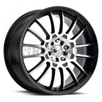 Ultra Wheel F-56 456 - 18 x 8 Black With Diamond Cut Face - 456-8815U+40
