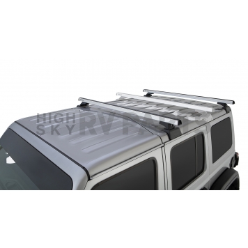 Rhino-Rack USA Roof Rack - 59 Inch Silver 2 Bars Direct-Fit - JB0881-3