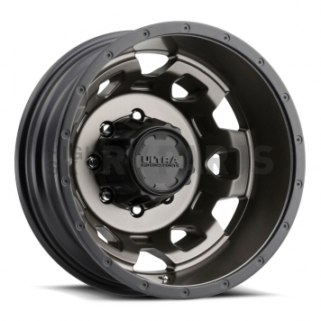 Ultra Wheel Warlock Dually 017 - 17 x 6.5 Dark Bronze With Black Lip - 017-7699FBZ-1