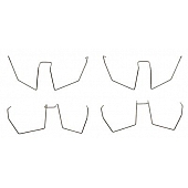 Raybestos Brakes Disc Brake Pad Drag Reduction Clip - H6031