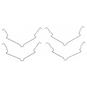 Raybestos Brakes Disc Brake Pad Drag Reduction Clip - H6034