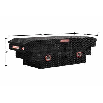 Weather Guard (Werner) Tool Box Crossover Aluminum 8 Cubic Feet - 137503-2