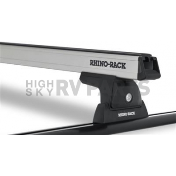 Rhino-Rack USA Roof Rack - 59 Inch Silver 2 Bars Factory Track Mount - JB1717