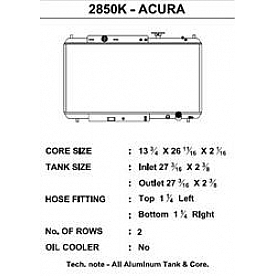 CSF Radiator 2850K
