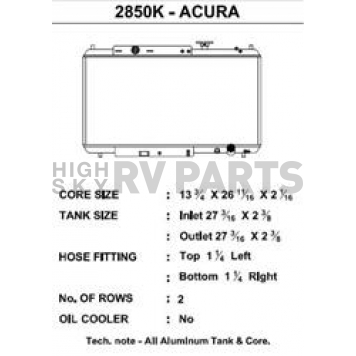 CSF Radiator 2850K