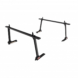 Weather Guard (Werner) Ladder Rack - 800 Pound Capacity 27-3/4 Inch Height Matte Black Aluminum - TR801A