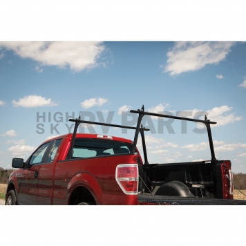 Weather Guard (Werner) Ladder Rack - 800 Pound Capacity 27-3/4 Inch Height Matte Black Aluminum - TR801A-6