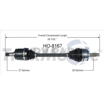 TrakMotive CV Axle Shaft - HO-8167