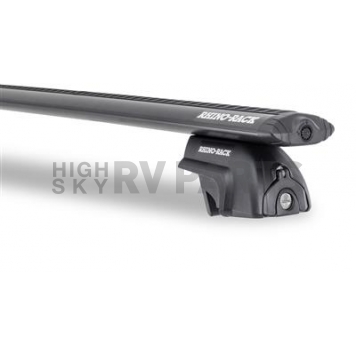 Rhino-Rack USA Roof Rack - 54 Inch Black - 2 Bar Bars Roof Rail Mount - JC00714