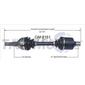 TrakMotive CV Axle Shaft - GM-8161