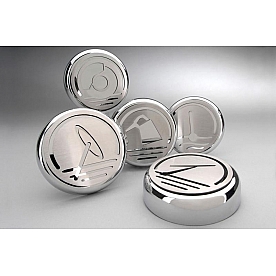 American Car Craft Fluid Cap Cover Set 043046