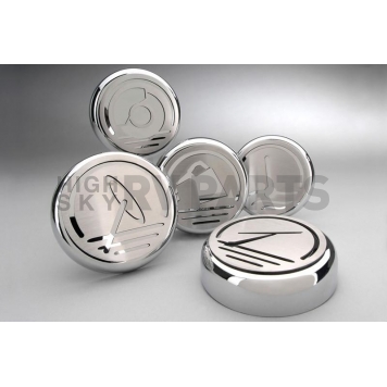 American Car Craft Fluid Cap Cover Set 043046