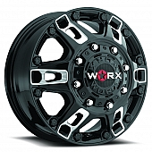 Ultra Wheel Beast Dually 803 - 17 x 6.5 Black - 803-7681FSB