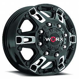 Ultra Wheel Beast Dually 803 - 17 x 6.5 Black - 803-7681FSB