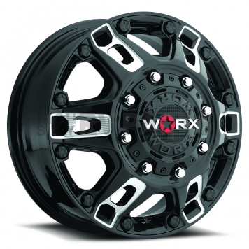 Ultra Wheel Beast Dually 803 - 17 x 6.5 Black - 803-7681FSB