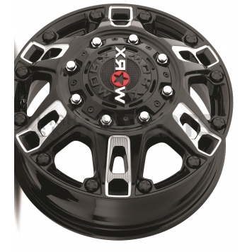 Ultra Wheel Beast Dually 803 - 17 x 6.5 Black - 803-7681FSB-1