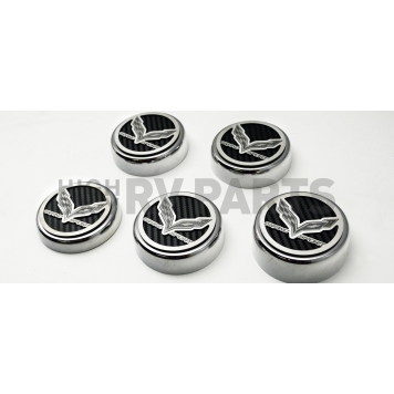 American Car Craft Fluid Cap Cover Set 053098RD