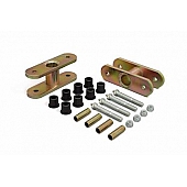 Daystar Rock Krusher 1.5 Inch Lift Leaf Spring Shackle - KJ61002BK