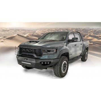 Fab Fours Bumper Vengeance 1-Piece Design Steel Black - DX21V45511