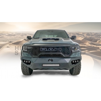 Fab Fours Bumper Vengeance 1-Piece Design Steel Black - DX21V45511-1
