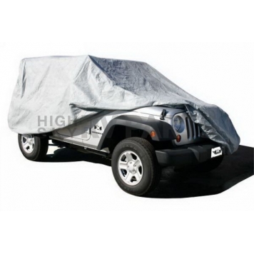 Rampage Car Cover Jeep 4 Layer Polypropylene Gray - 1204-1