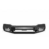 Ranch Hand Midnight Series Bumper 1-Piece Design Steel Black - MFD191BMN