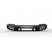 Ranch Hand Midnight Series Bumper 1-Piece Design Steel Black - MFF201BMN