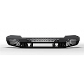 Ranch Hand Midnight Series Bumper 1-Piece Design Steel Black - MFF201NF1