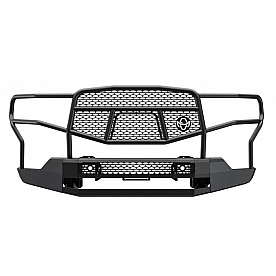 Ranch Hand Midnight Series Bumper 1-Piece Design Steel Black - MFG19HBM1