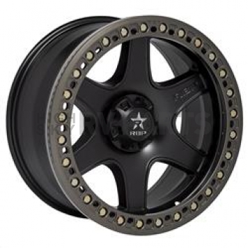 RBP Wheel 50R Cobra 17 x 9 Black With Bronze Bead Lock Ring - 50R-1790-73-12BZ