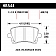 Hawk Performance Brake Pad - HB544F.628