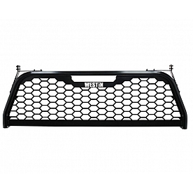 Westin Automotive Headache Rack Mesh Aluminum Black Powder Coated - 5781135