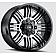 ION Wheels Series 144 - 17 x 9 Black With Natural Face - 144-7952B