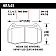Hawk Performance Brake Pad - HB545F.564