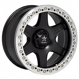 RBP Wheel 50R Cobra 17 x 9 Black With Natural Bead Lock Ring - 50R-1790-82-12M