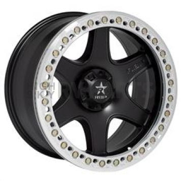 RBP Wheel 50R Cobra 17 x 9 Black With Natural Bead Lock Ring - 50R-1790-82-12M