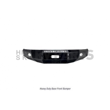 Iron Cross Bumper 1-Piece Heavy Duty Base Steel Black - 2041515MB
