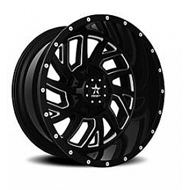 RBP Wheel 65R Glock 20 x 10 Black With Natural Accents - 65R-2010-70-12BG