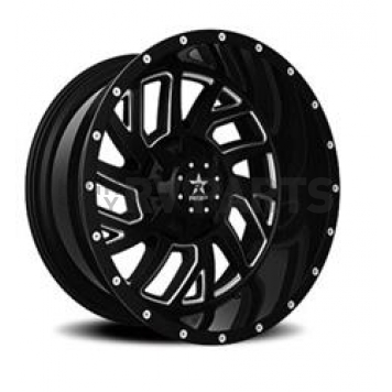 RBP Wheel 65R Glock 20 x 10 Black With Natural Accents - 65R-2010-70-12BG