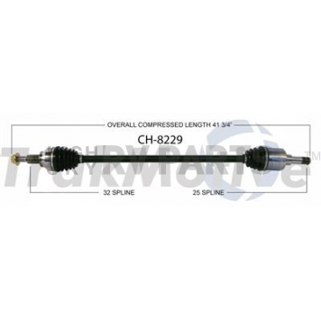 TrakMotive CV Axle Shaft - CH-8229