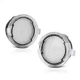 Xtune Puddle Light LED Round Set Of 2 - 9045202