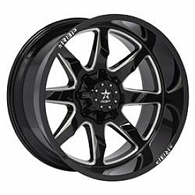 RBP Wheel 01R Saharan II - 20 x 10 Black With Natural Accents - 01R-2010-97-12BG