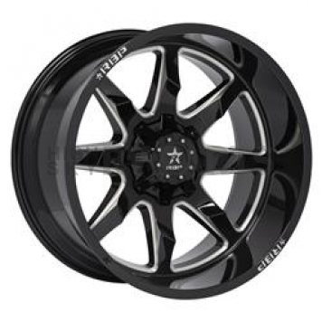 RBP Wheel 01R Saharan II - 20 x 10 Black With Natural Accents - 01R-2010-97-12BG
